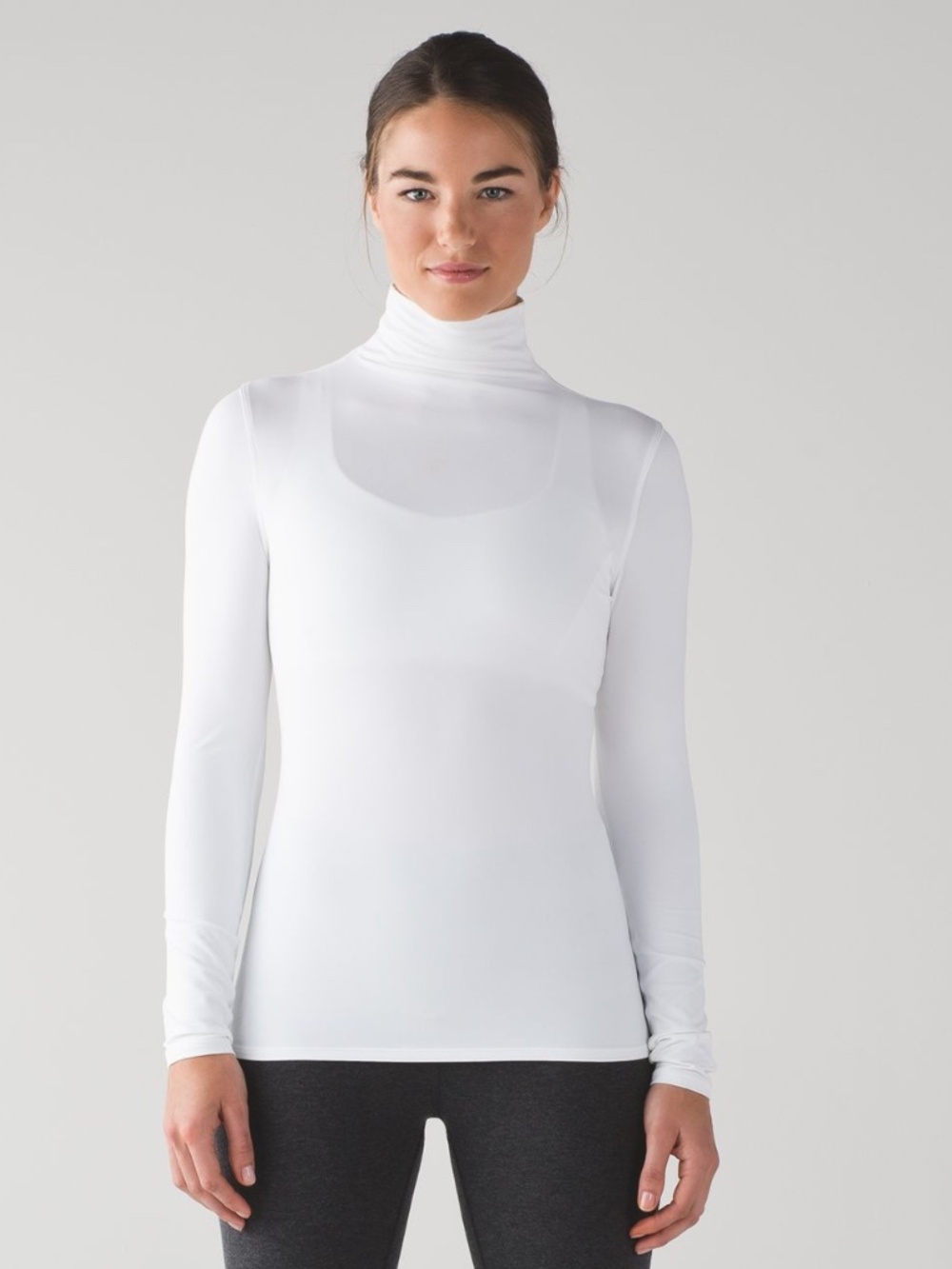 NWT Lululemon Layer Me Turtleneck White